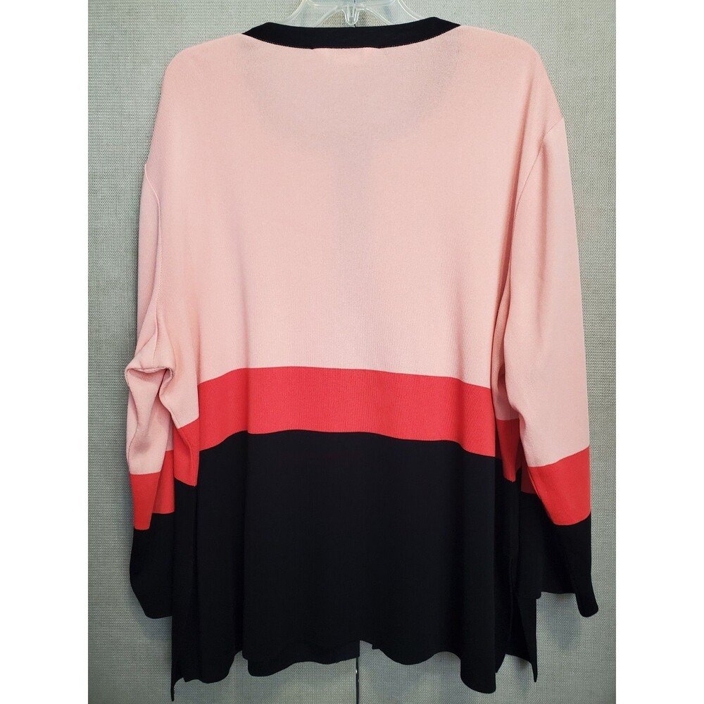 Exclusively Misook Colorblock 3-Button Long Sleev… - image 5